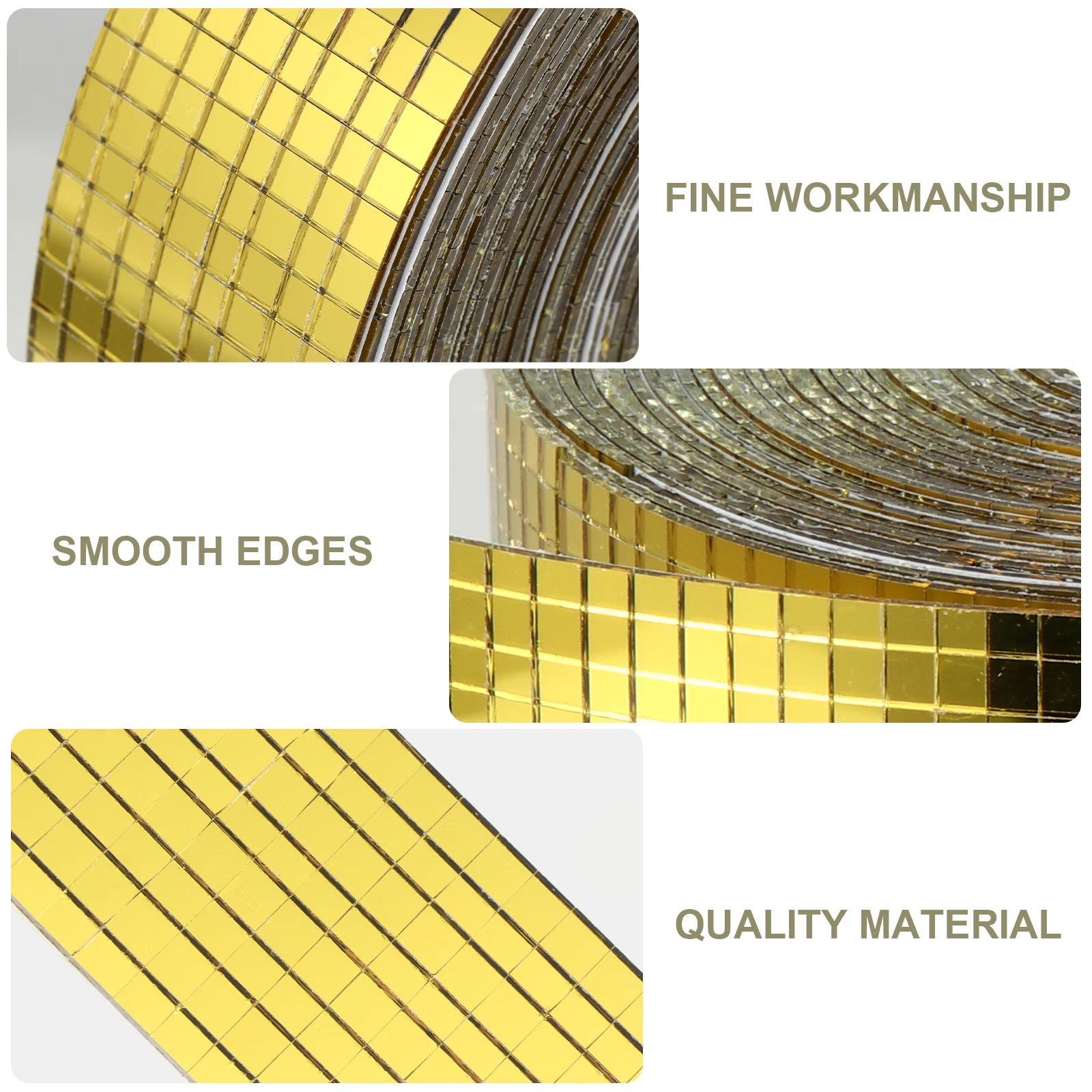 

1 -Friendly Glass Fiber Waterproof Self-Adhesive Wall Tiles Mirrors For Home Decor Ceiling Bedroom Hotel Sticker Decal