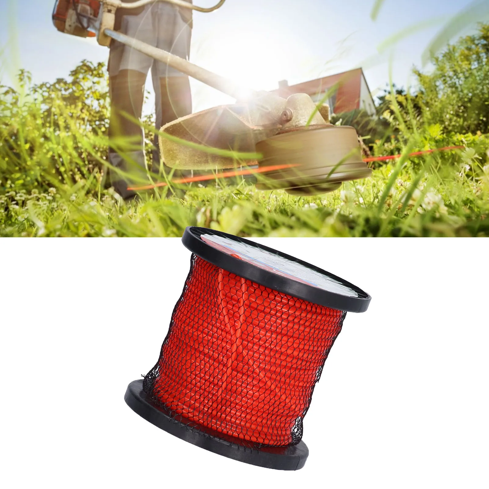 2.7mm Trimmer Line Round Nylon 1LB Round Heavy Duty Grass Cutting Trimmer Line for Lawn Garden Round Trimmer Wire Trimmer Cord