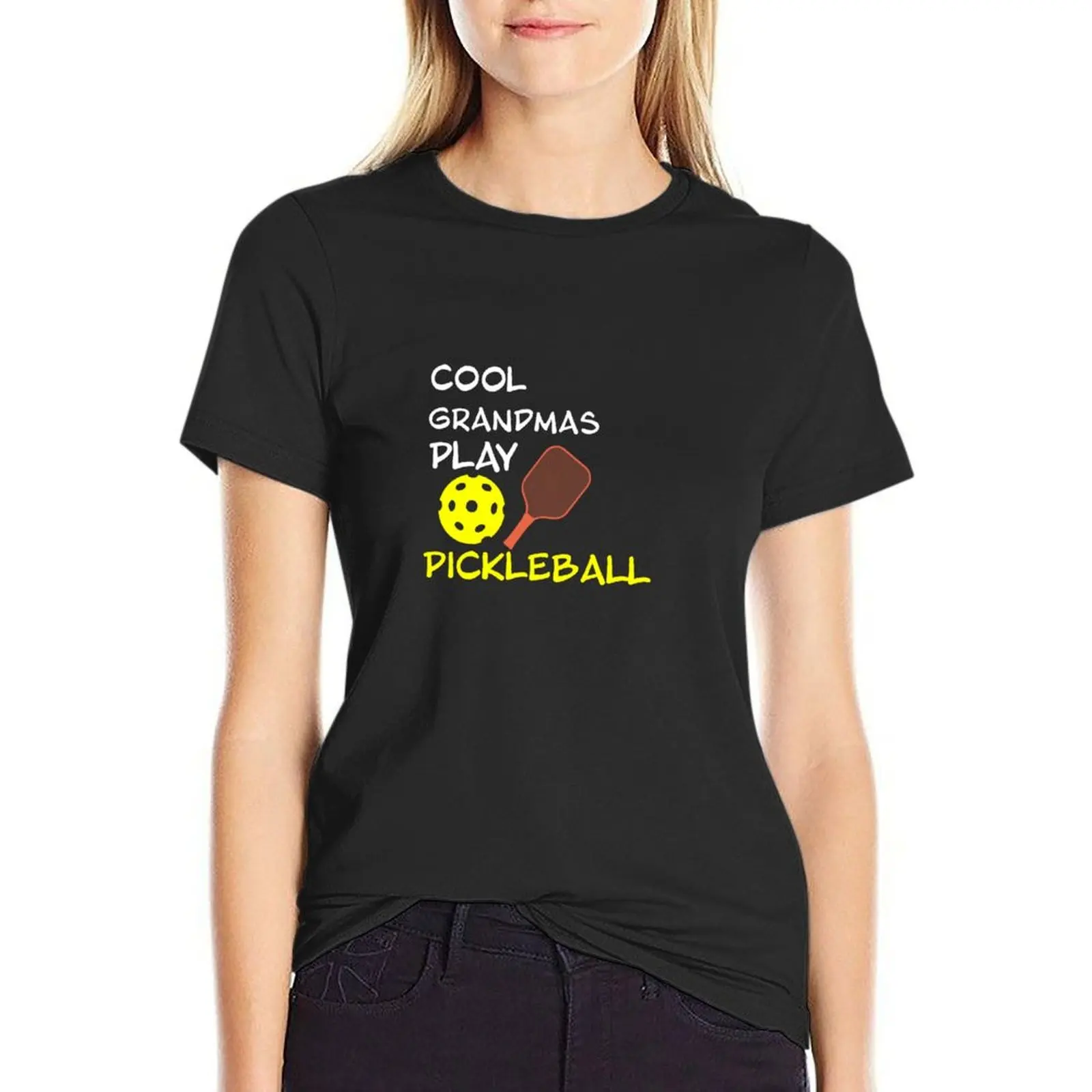 

Cool Grandmas Play Pickleball T-Shirt customs design your own customs tight shirts for Women