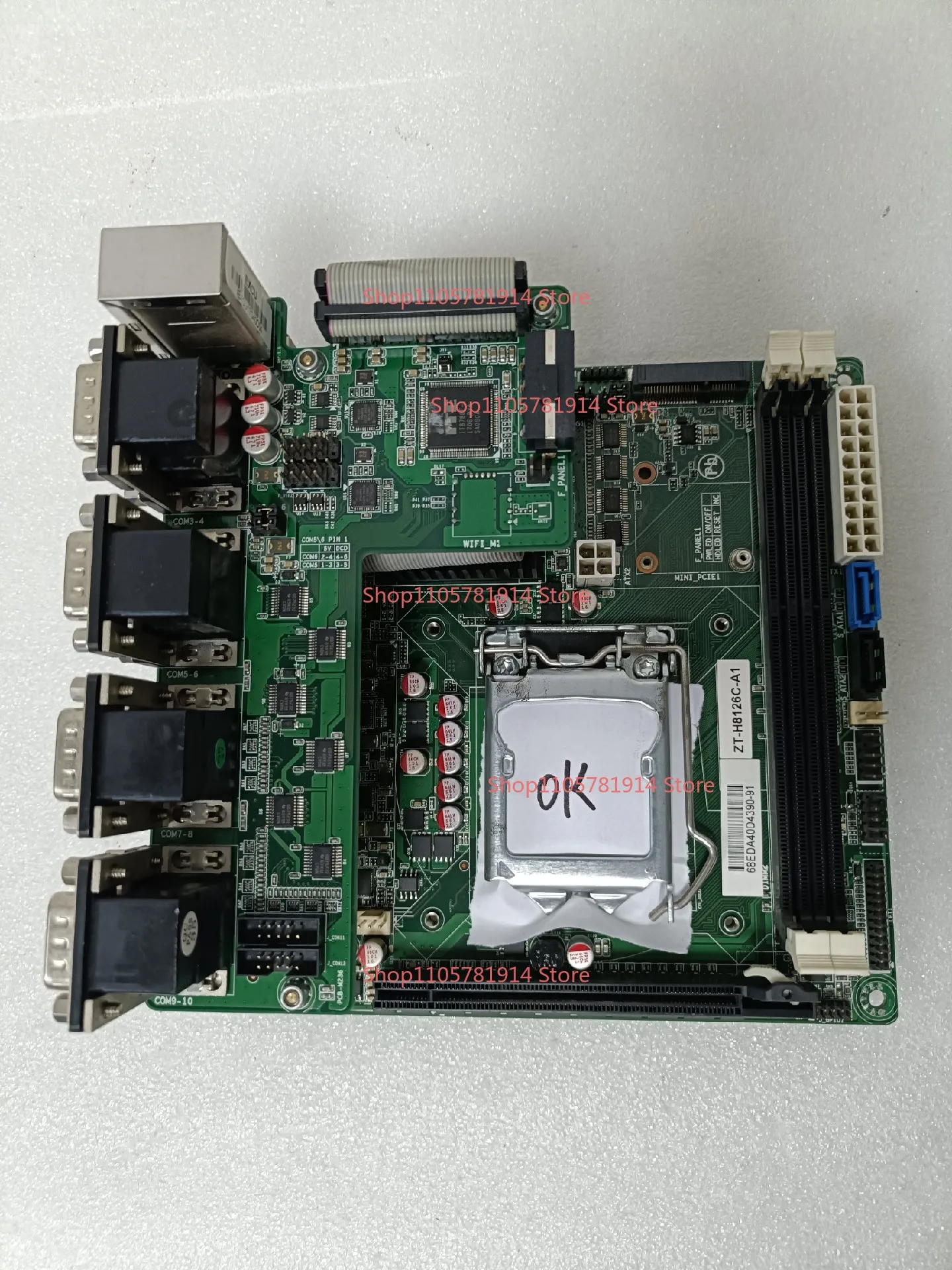 For ZH-H8126C -A1 H81 Industrial Control Main Board with Auxiliary Card