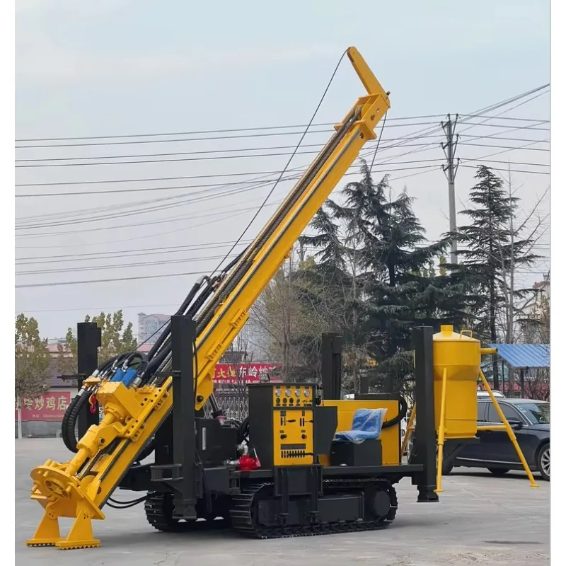 Pneumatic Reverse-circulation Core Drilling Rigs Water Well Drilling Rigs Crawler Walking Air System Max 600m Depth 250mm