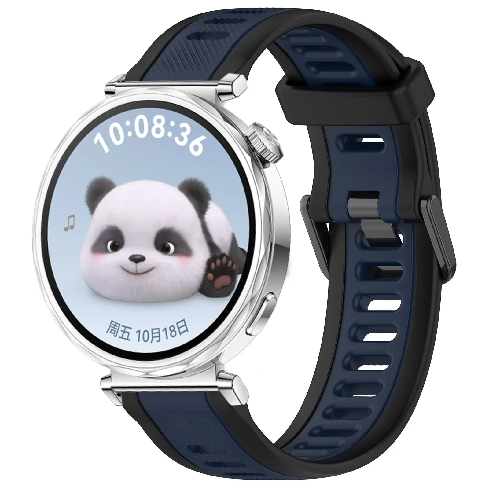 22 مللي متر 20 مللي متر 18 مللي متر الرياضة سيليكون حزام لهواوي ساعة GT5/4/5pro 41 مللي متر 42 مللي متر 46 مللي متر لينة معصمه سامسونج جالاكسي ساعة 7/6/5/4 كوريا #4