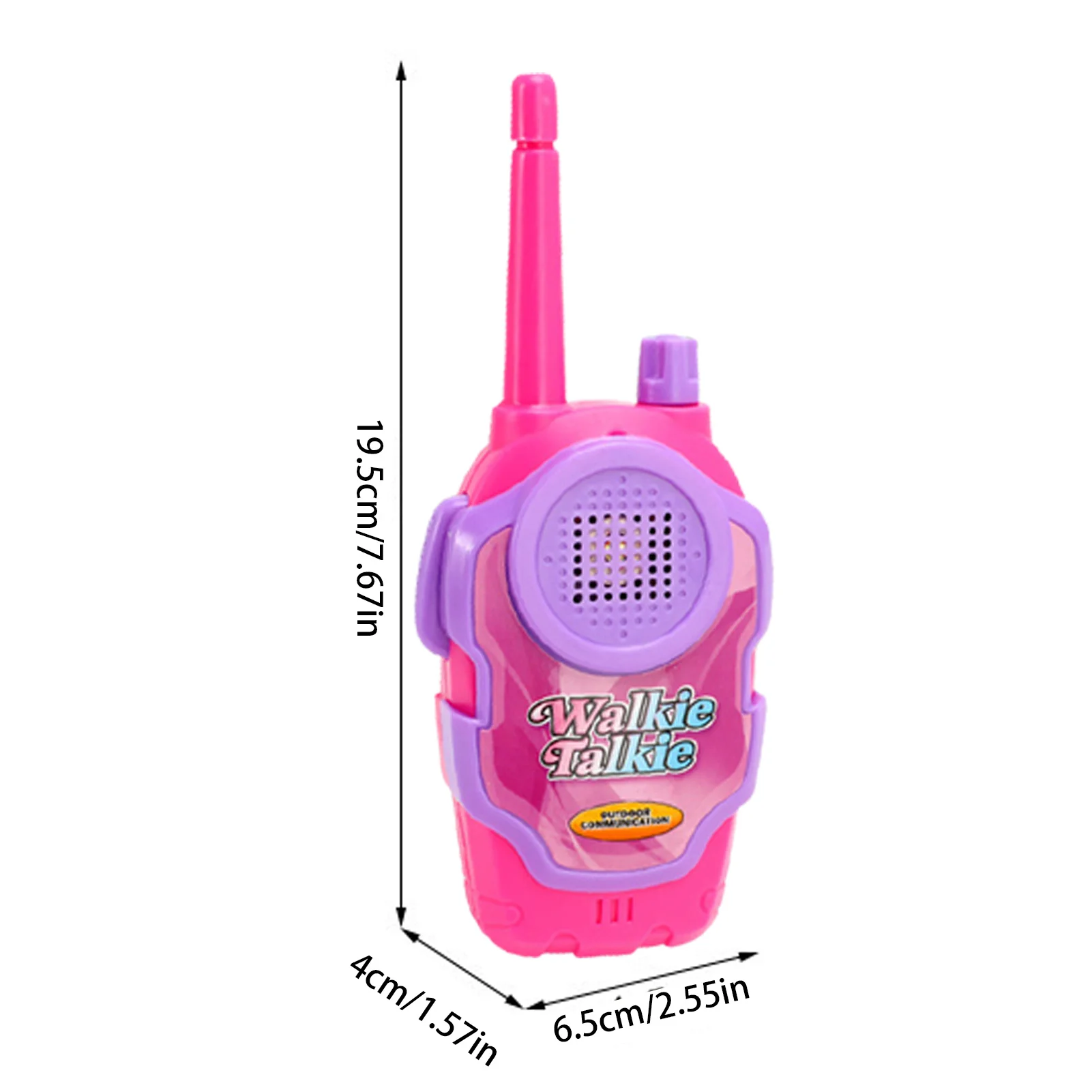 2Pcs Mini Walkie Talkie Hand Held Radio Kid Toy Christmas Gift Toy For Children Boys Girls For Indoor Outdoor Hiking Games