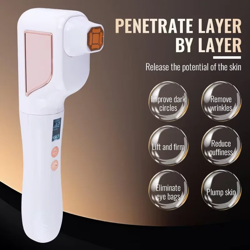 Mini Hifu przenośna maszyna do pielęgnacji przeciwstarzeniowej usuwanie zmarszczek lifting twarzy urządzenie do napinania skóry do użytku domowego masażer do twarzy