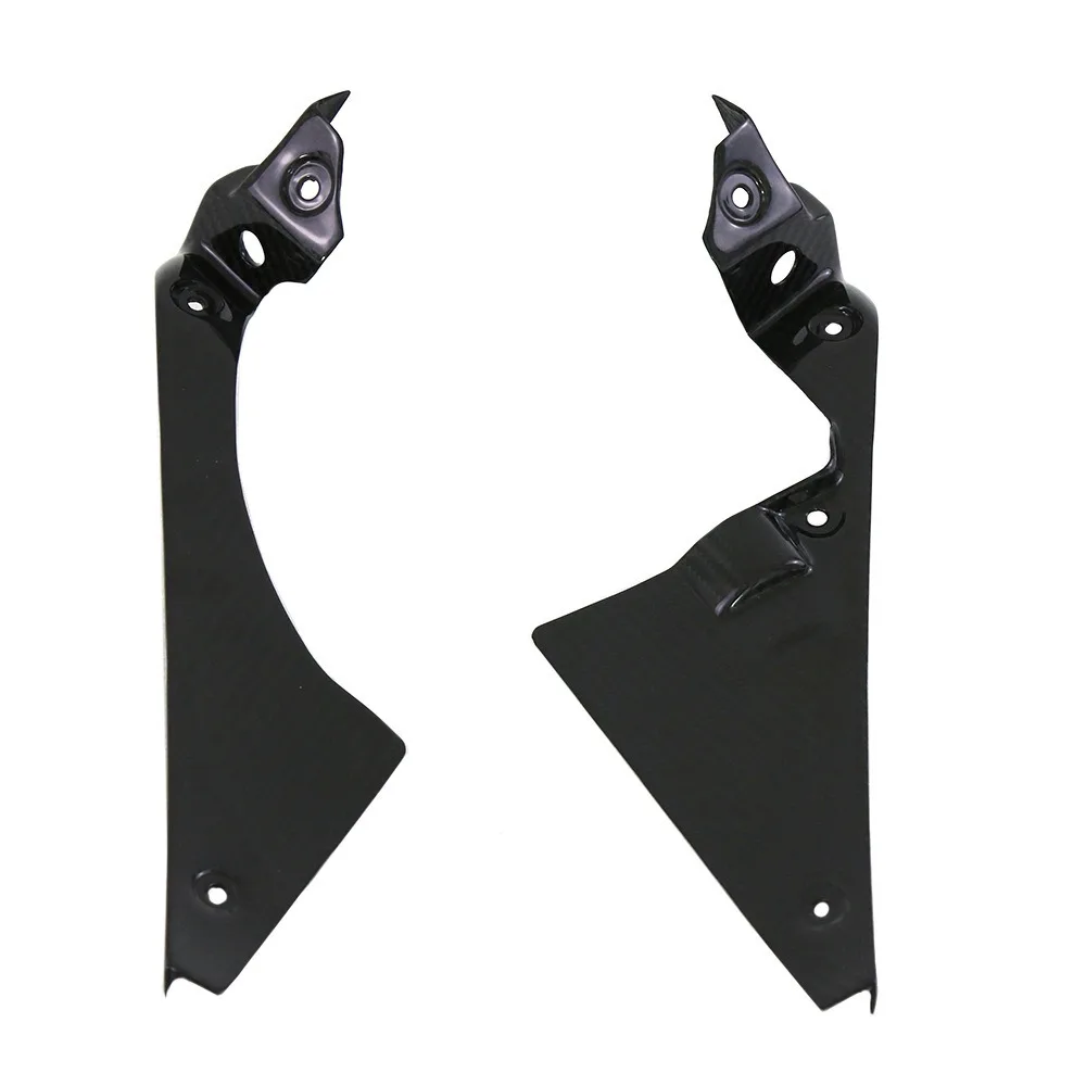 Suitable for Yamaha R6 2017+ with carbon fiber rocker cover, large surround, and side air intake cover made of 3K carbon fiber.
