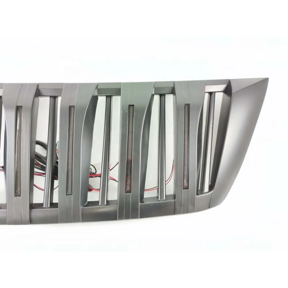 Front Racing Air Intake Grille With LED Light Grill Cover Fit For Nissan Terra 2018 2019 2020 Exterior Car Grills Accessories view 4