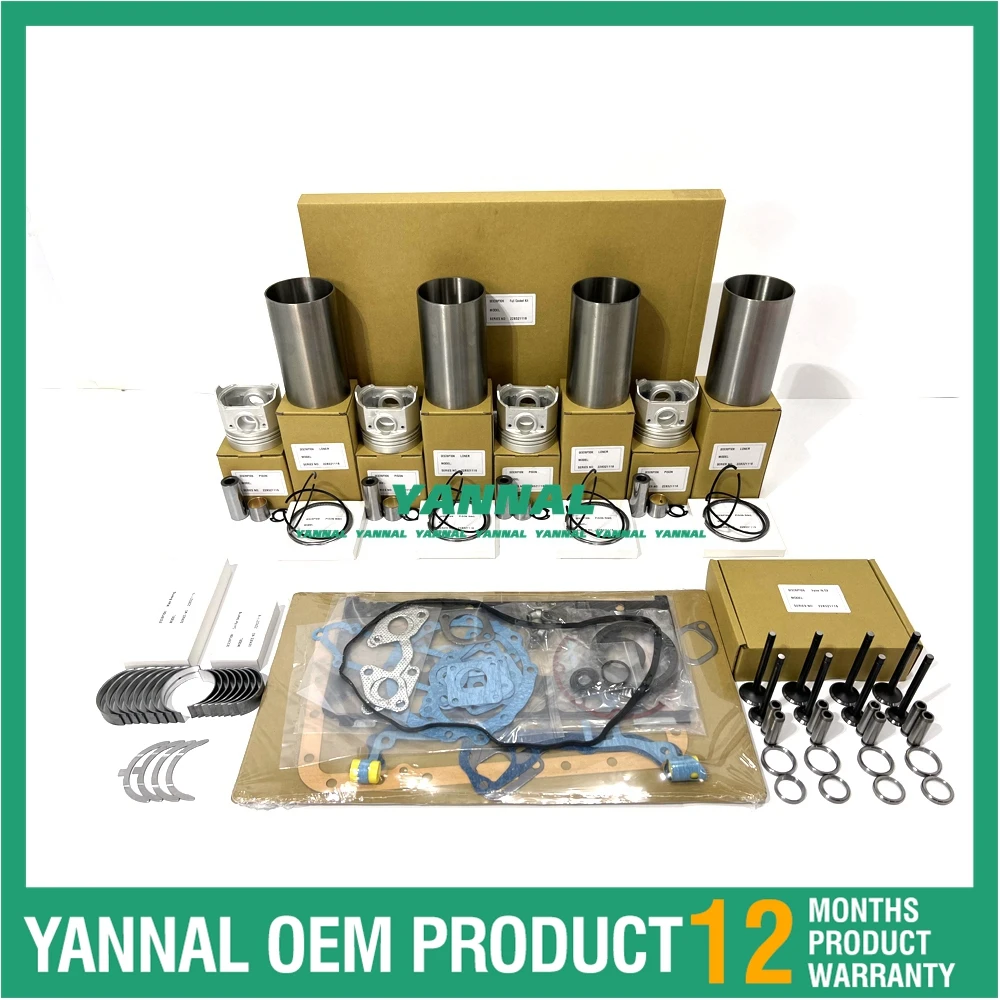 New V4000 V4000-1A Overhaul Rebuild Kit for Kubota BobcatCrusher, Sliding Loader