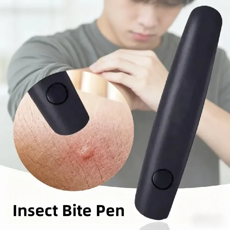 Electronic Mosquito Bite Relief Pen Portable Itch Swelling Pain Soother Insect Sting Relief Tool Outdoor Camping Travel Summer