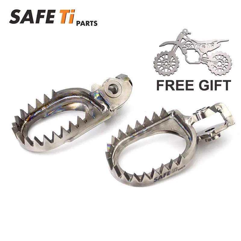 

Premium Titanium Motorcycle Foot Pegs Racing Footrests For KTM 24 EXC SXF Husqvarna GasGas