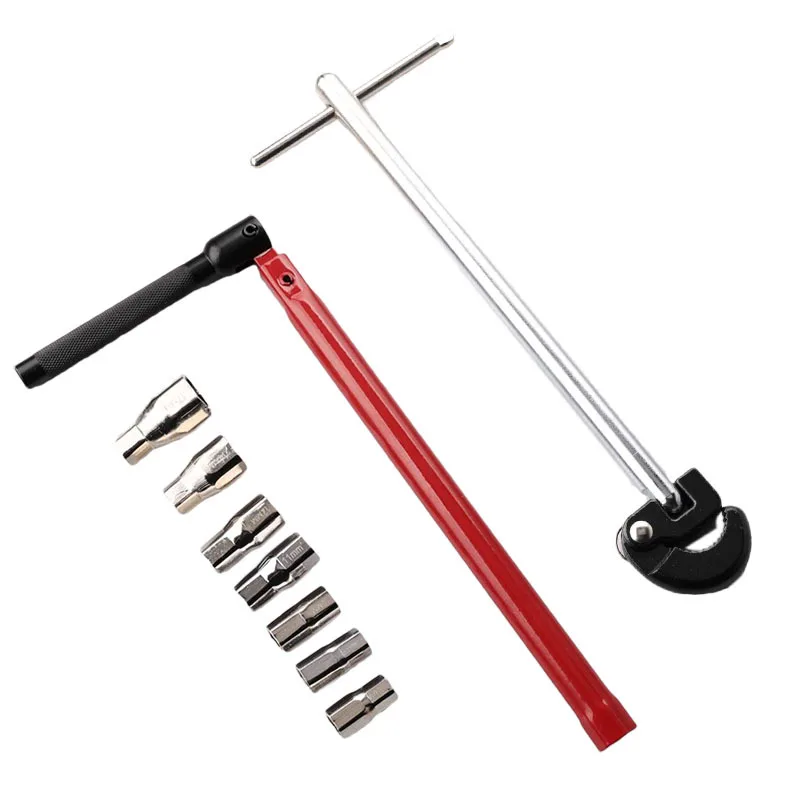 Household sink wrench, kitchen bathroom faucet valve, disassembly and assembly of water pipe, loosening socket wrench tool