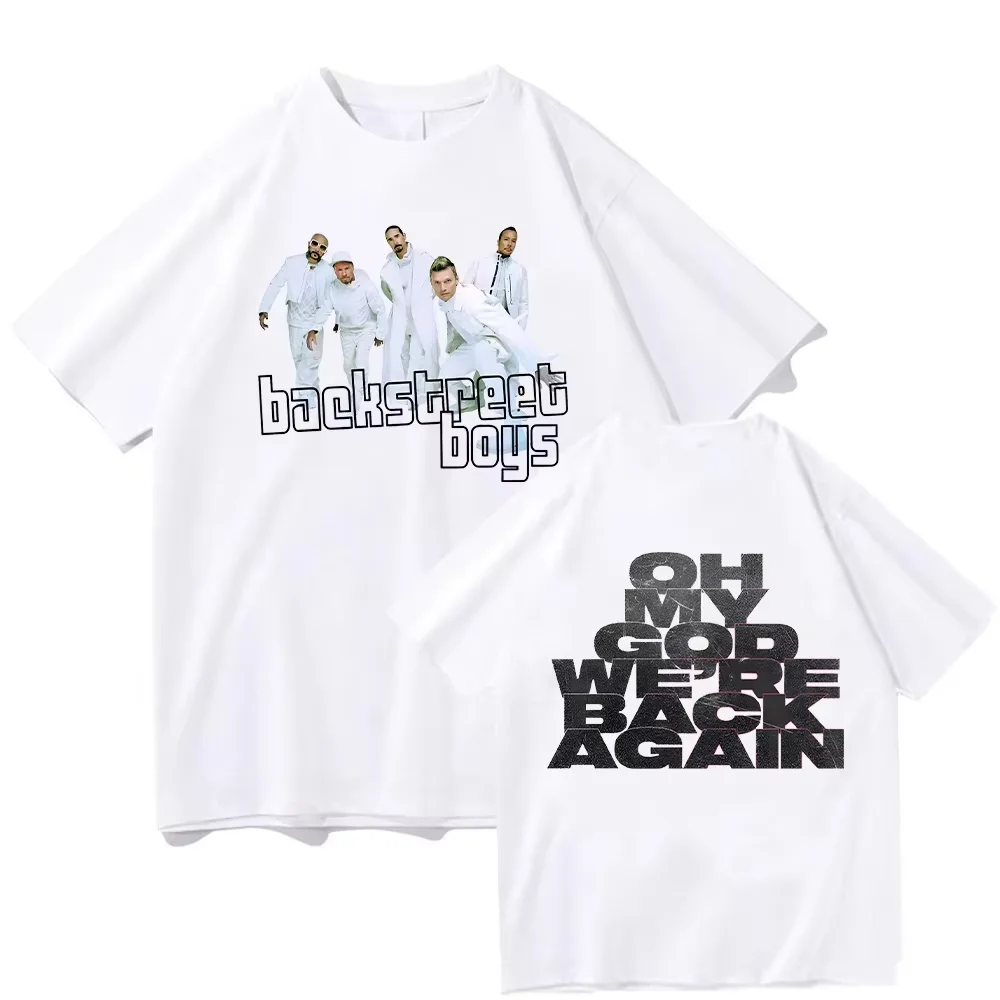 2026 New Backstreet Boys Millennium Tour Graphic T Shirt Unisex Summer Short Sleeve Tops Hipster Streetwear Casual Tees Fan Gift