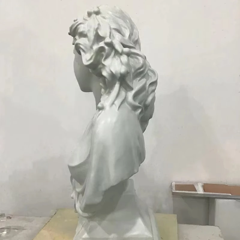 @#Modern European Design Custom Art Deco Resin Bust Statue Sculpture with Customizable Colors Business Gift