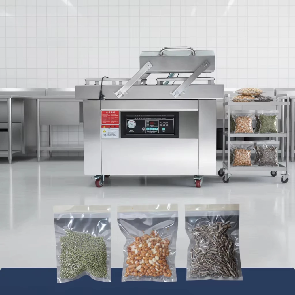 

DZ-400/2SA DOUBLE CHAMBERS Bulk Discount Vertical Vacuum Packaging Machine Stainless Steel Vacuum Machine for Food Packaging