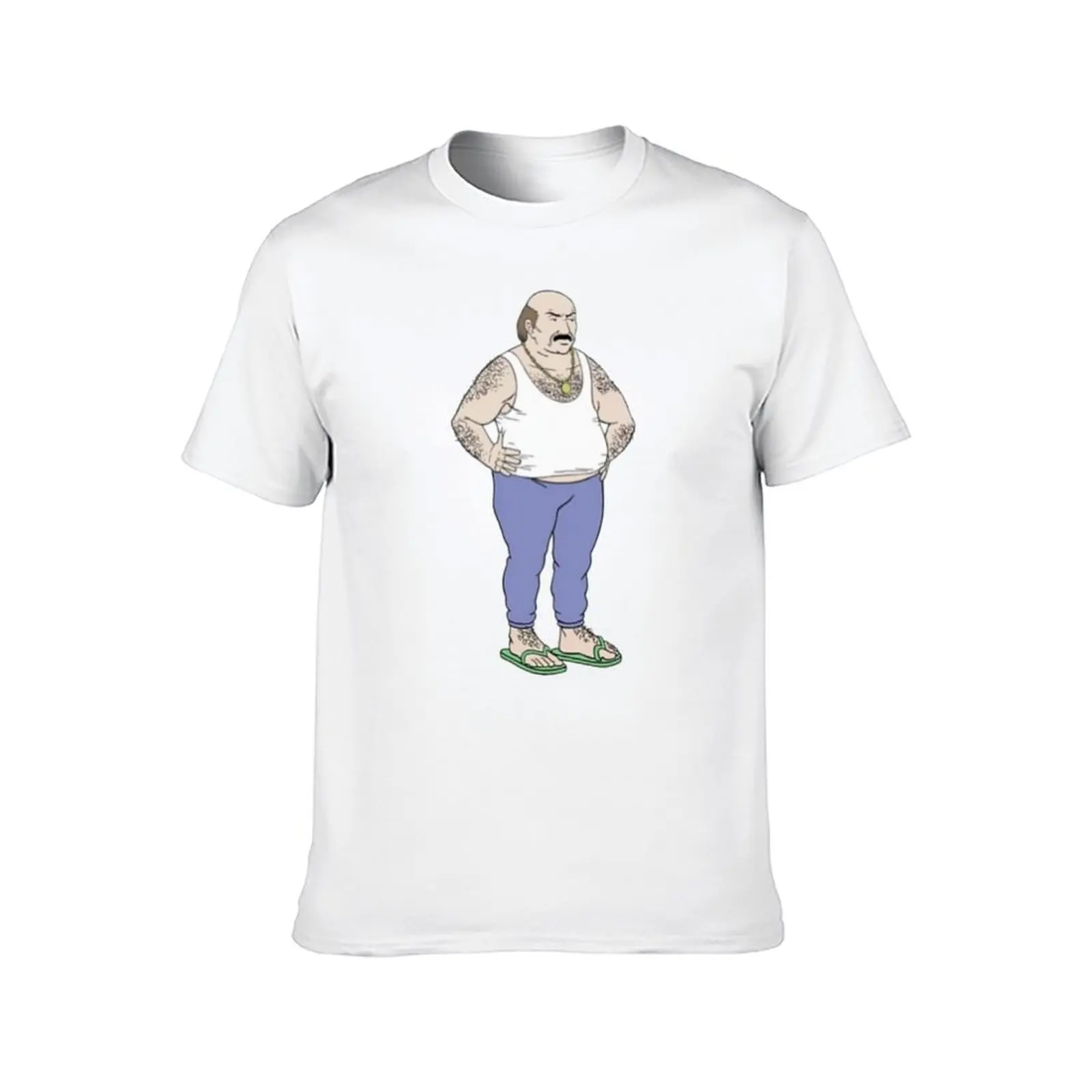 Aqua teen hunger force Carl angry wearing sandals T-Shirt man t shirt luxury t shirts for man graphic vintage T-Shirt