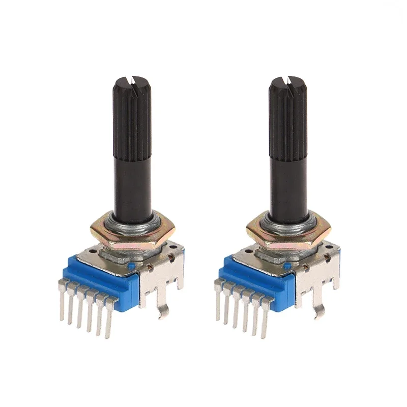 10PCS RK12 double 6-pin B10K B20K B50K B100K B103 B203 B503 B104 electronic organ speaker volume adjustment potentiometer