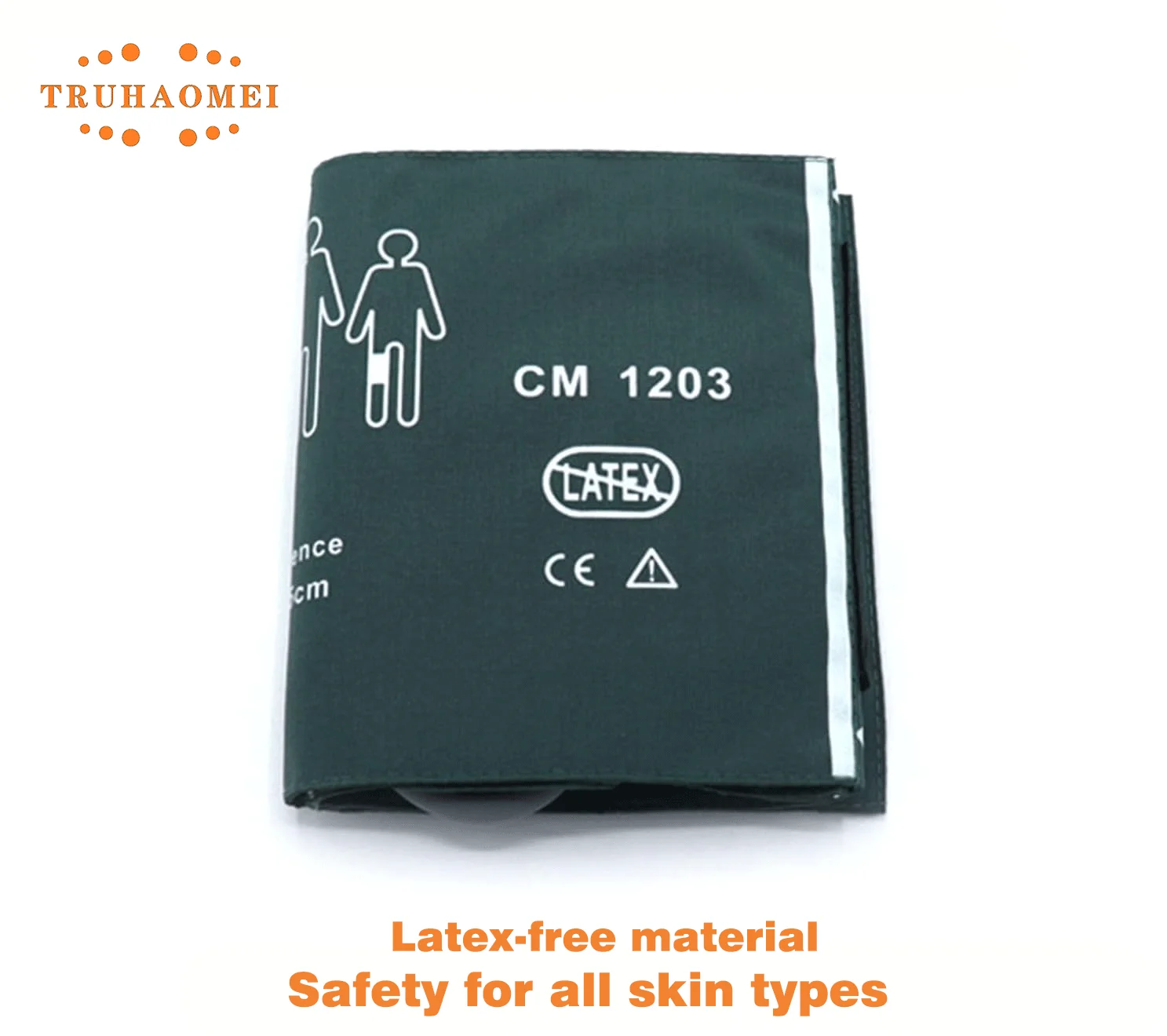 CM Series Green Color Single Hose One Tube Reusable Blood Pressure Nibp Cuff with Bladder For Adult Child Neonates Sizes Monitor