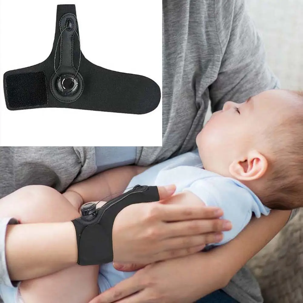 Compression Pain Thumb Protector Brace Thumb Immobilizer Sports Wristband Finger Wrist Support Black Hand Joint Relief