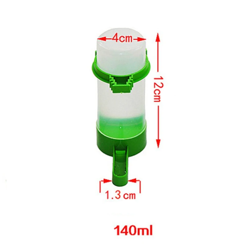 Mehrzweck-Vogelfutterspender und Tränke, ideal für Papageien, Nymphensittiche, Kanarienvögel, wählen Sie die richtige Größe 60 ml/90 ml/140 ml/150 ml
