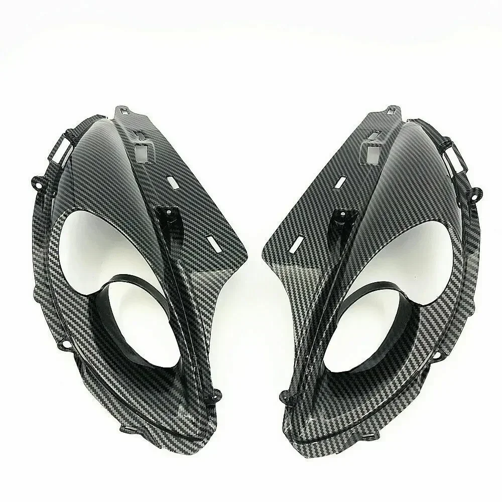 

For SUZUKI Hayabusa GSX1300R 2008-2020 Carbon Fibre Color Upper Front Nose Headlight Scoop Cover