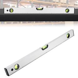 600mm Magnetic Aluminum Alloy Level Ruler for Building Decoration Measurement with 45 Degree,90 Degree,180 Degree Bubble Design