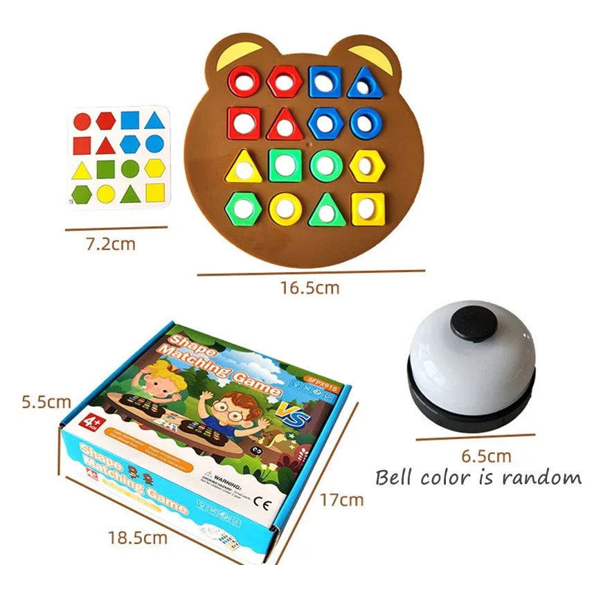 Passendes Puzzle-Spielzeug für Kinder, Farbform, Puzzle-Brettspiel, frühes pädagogisches Interaktionsspielzeug für Kinder, Lernspiele, Geschenk