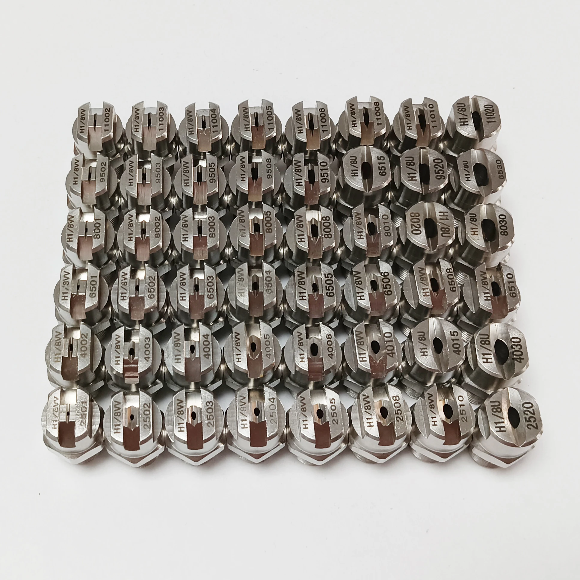 

1 pcs 1/8" SS304 vee jet flat fan spray nozzle, Industrial / factory cleaning, dust removal nozzle