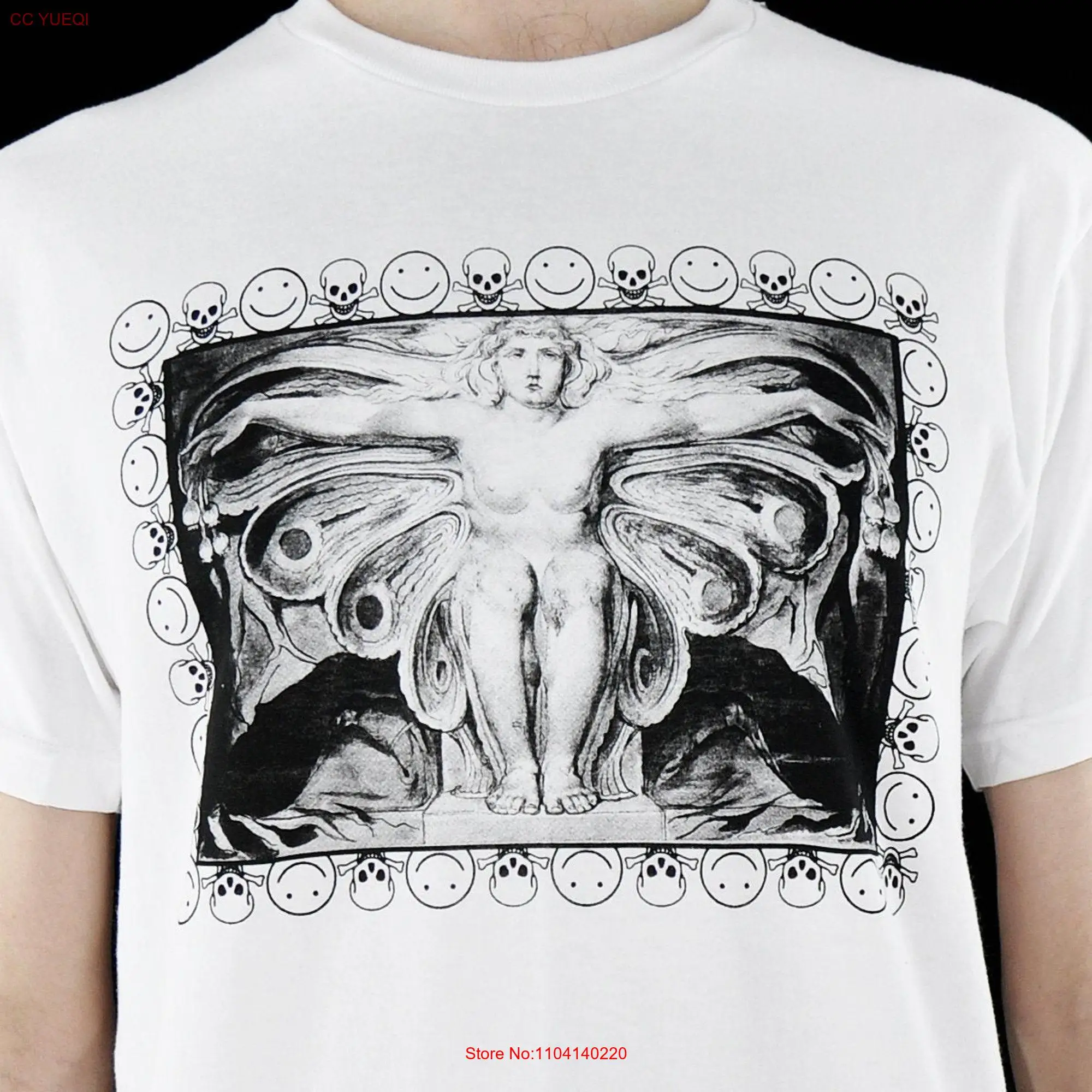 Blake 'The Grave Personified' T Shirt long or short sleeves