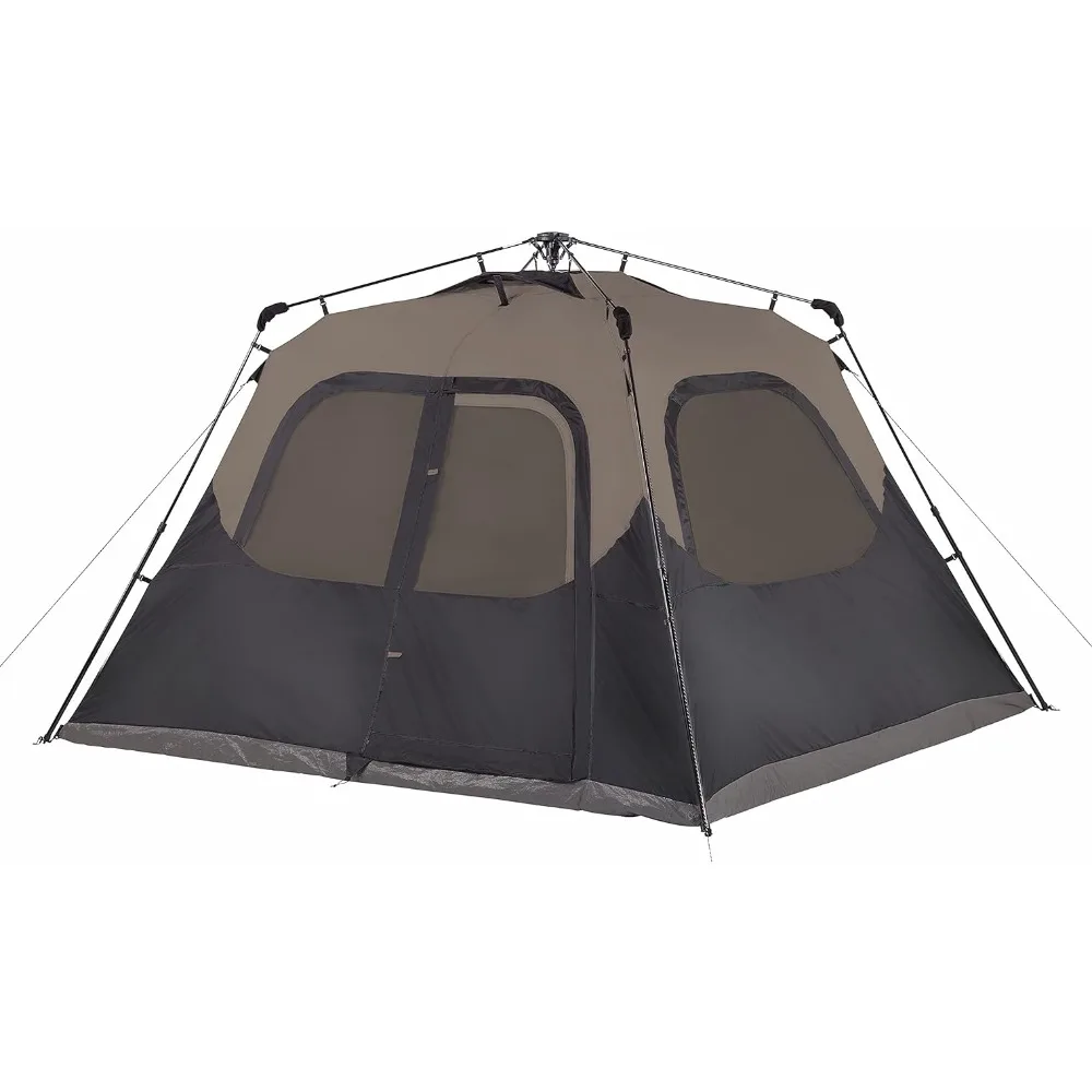 

Camping tent, instantly set up windproof tent with double layer thick fabric, comes with a handbag, can be set up in 60 seconds