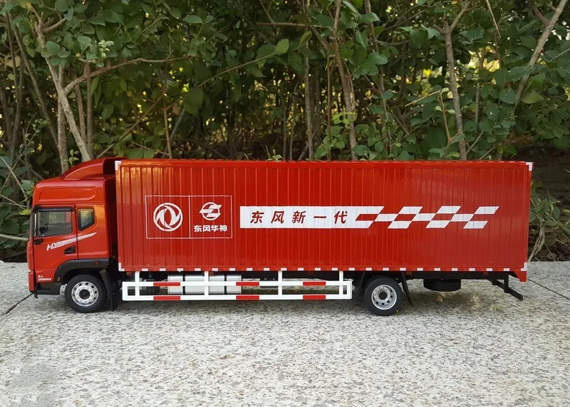 Alloy Model 1:24 Scale DONGFENG WASOL HV5 Delivery Van,Container Truck Vehicles DieCast Toy Model Collection,Decoration