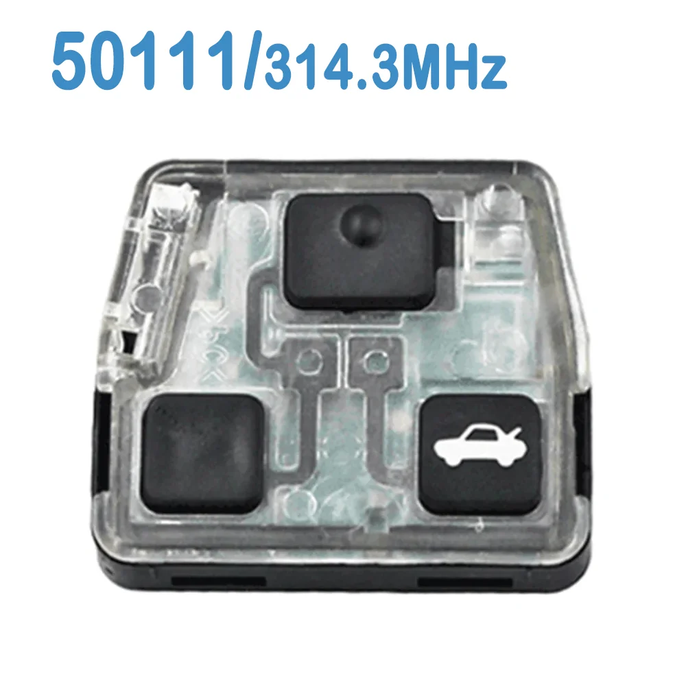 

5 Pcs/lot 50111 Auto Remote Interior 3 Buttons ASK 314.3MHz Car Key Entry Control Liner For Lexus