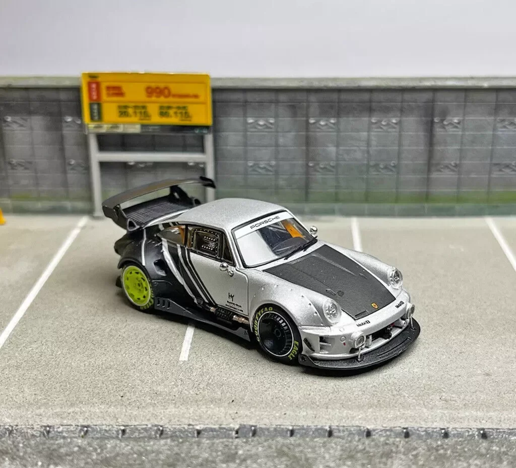 

GB DCM 1:64 RWB 964 широкополосная гоночная спортивная модель, литый под давлением коллекционный автомобиль, ограниченный выпуск, хобби-игрушки