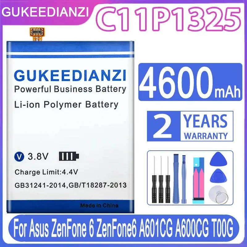 

4600 мАч аккумулятор для мобильного телефона с быстрой зарядкой C11P1325 для Asus Zenfone 6 Zenfone6 A601CG A600CG T00G