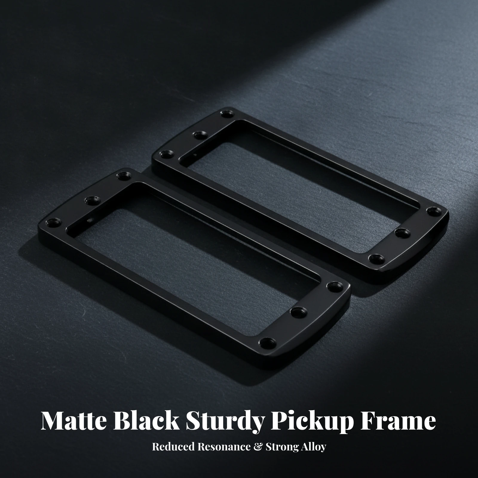 2 Pieces Humbucker Pickup Mount Accurate Guitar Pickup Mount Hardware Flat Rectangular for Guitarists