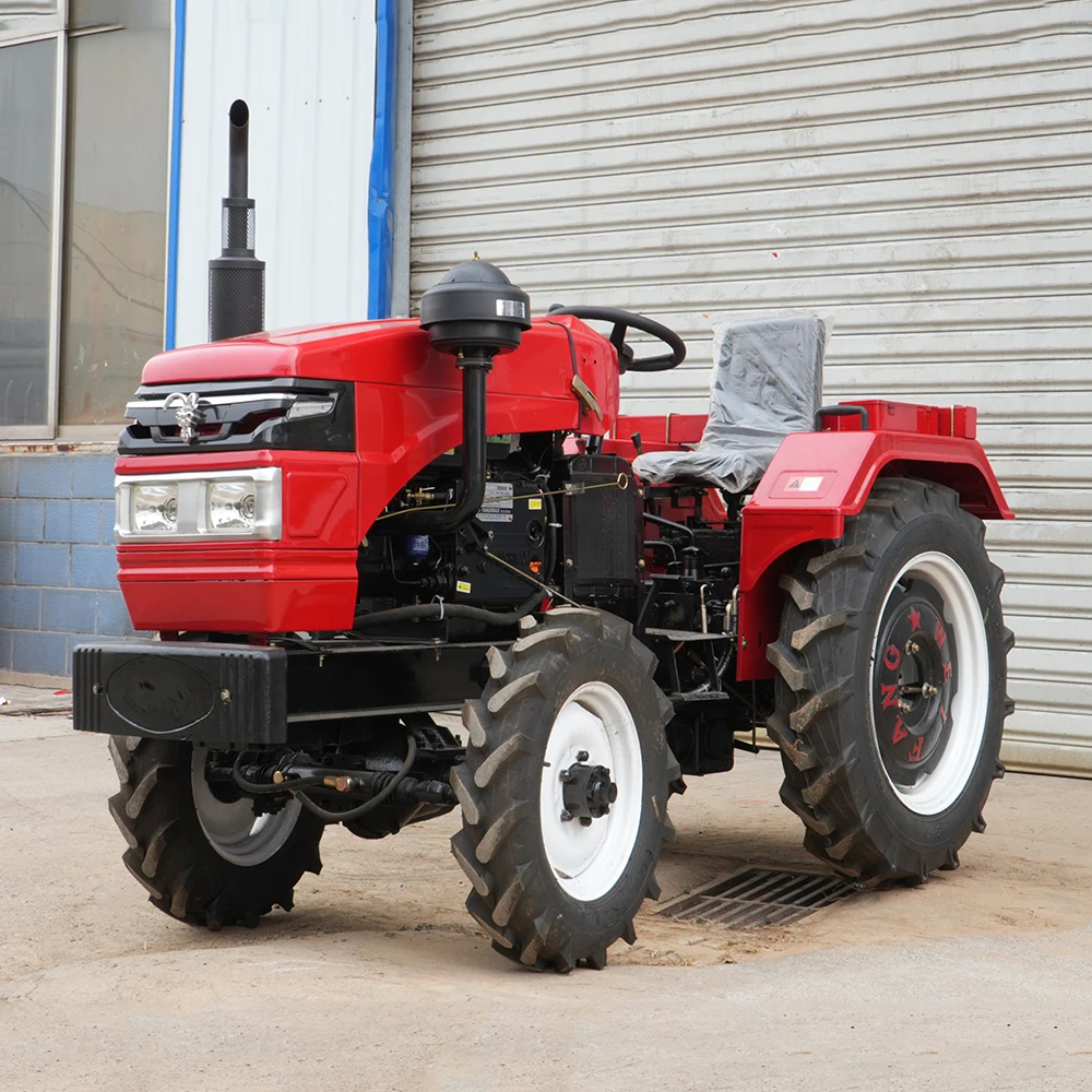 Professional 2WD Mini Farm Tractor Multifunctional Riding Garden Tractor with 4WD Wheel Engine Motor