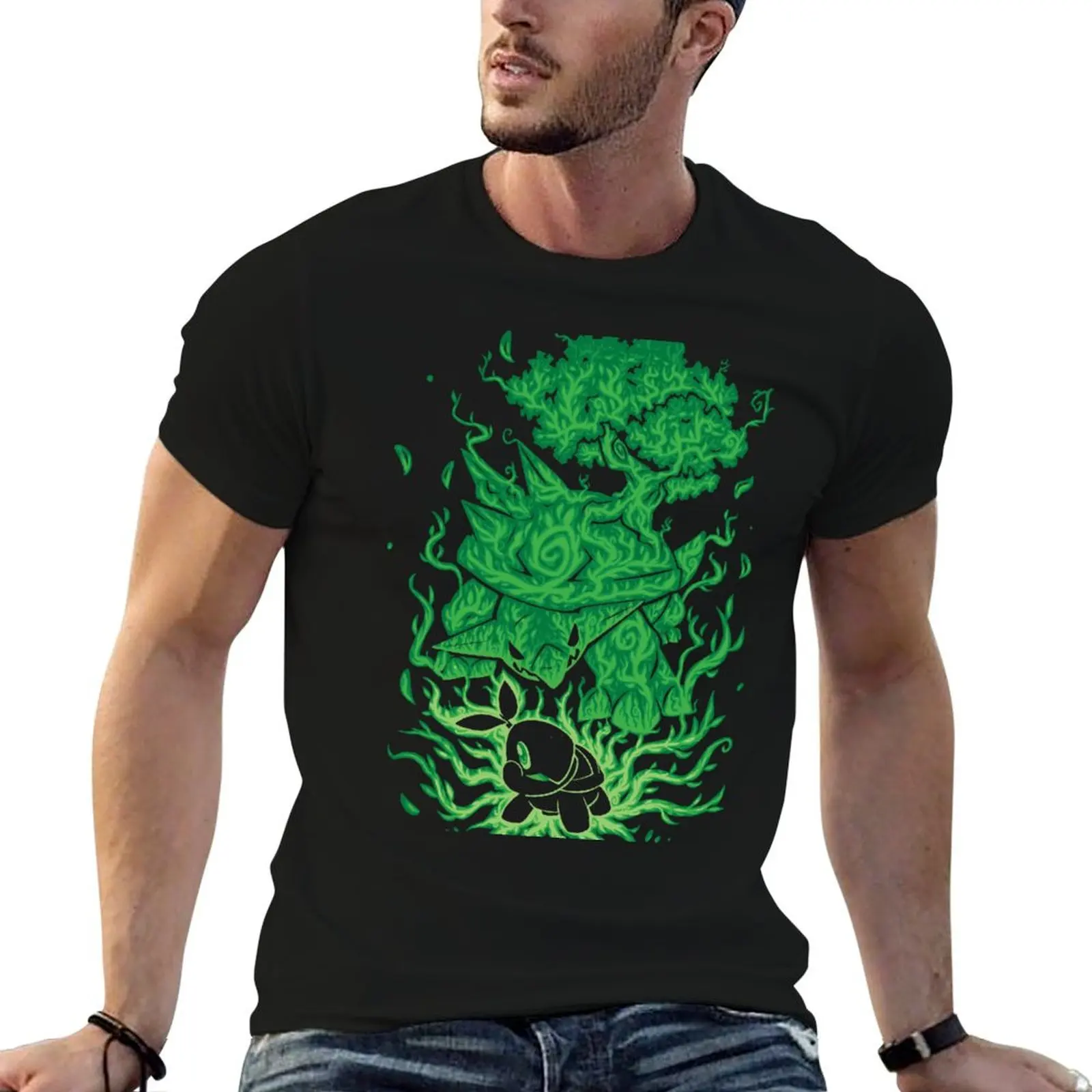 Silhouette : Grass Continent Evolution T-Shirt Basic All Season Solid T-Shirt