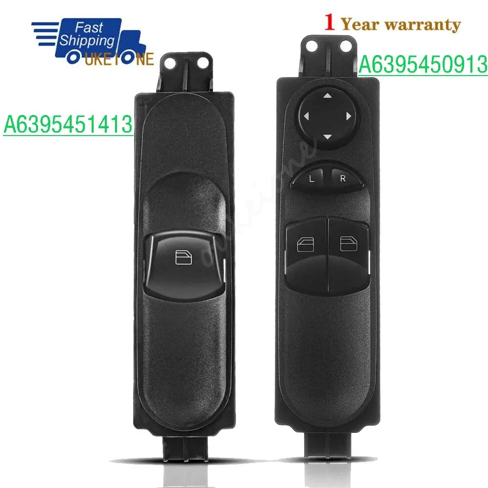 6395450913 6395451413 para mercedes benz vito viano mixtoasten w639 2003-2014 interruptor de janela de energia elétrica acessórios do carro