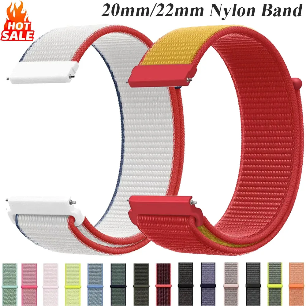 yZ[z22mm 20mm iCXgbv Huawei Watch GT5-4 Amazfit Bip 6/Active 2/Balance 2 Flag Style uXbg Xgoh Galaxy Watch 7 6 5 4Ή