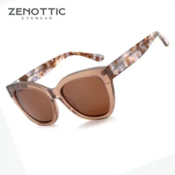 ZENOTTIC 2025 Butterfly Polarized Sunglasses Women's Thick Frame Shade UV400 Protective Acetate Sun Glasses  Fashion Shopping