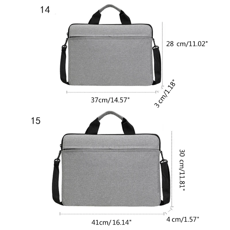 비즈니스 전문가를 위한 휴대용 노트북 핸드백 노트북 슬리브 숄더백