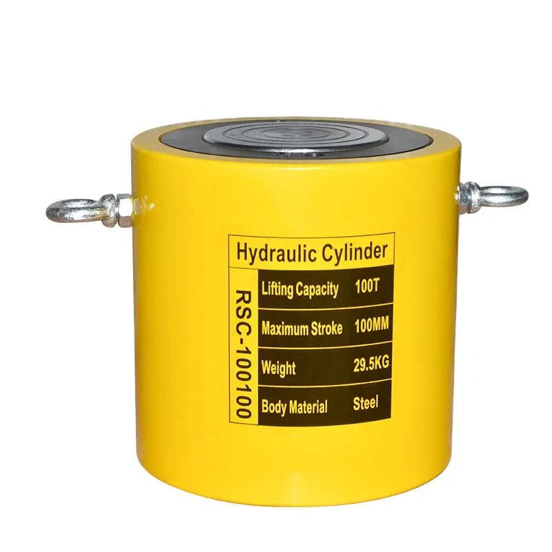 RSC-100100 High Lifting Capacity Hydraulic Cylinder Adjustable Steel Jacks 100 Ton Single Acting Hydraulic Lifting Jack