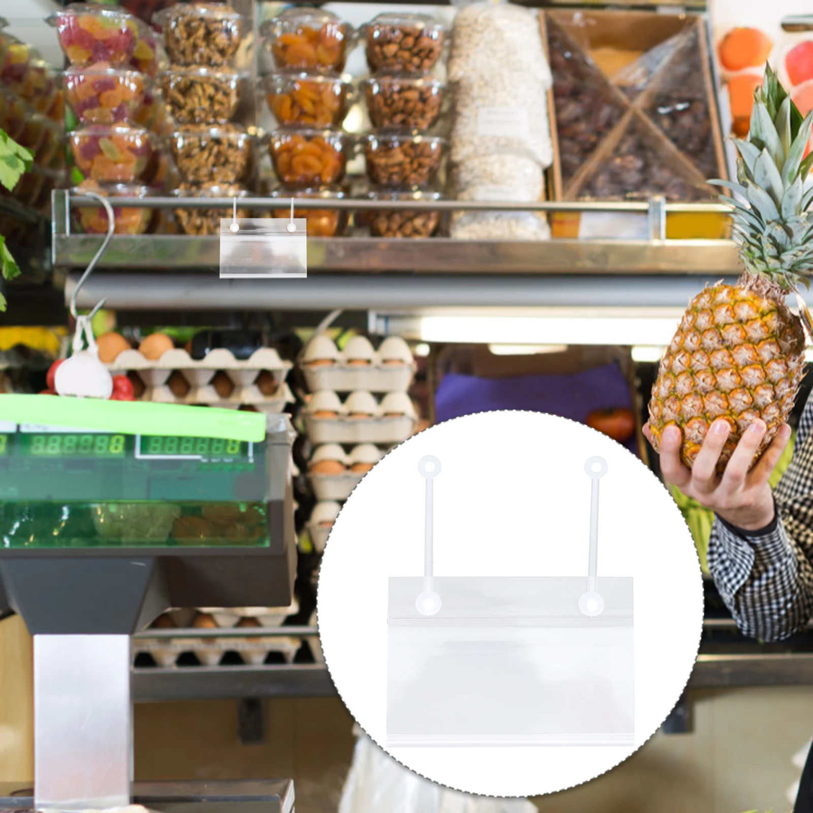 

25 Pcs Price Tags Safe Commodity Price Boards Simple Practical Retail Display Supermarket Storage File Folder Labels