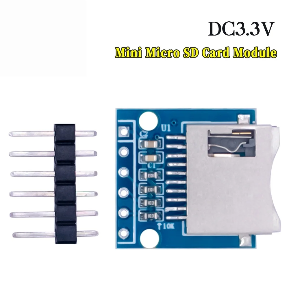 Placa de expansión de almacenamiento Micro SD, módulo adaptador de memoria con pines, 10 piezas