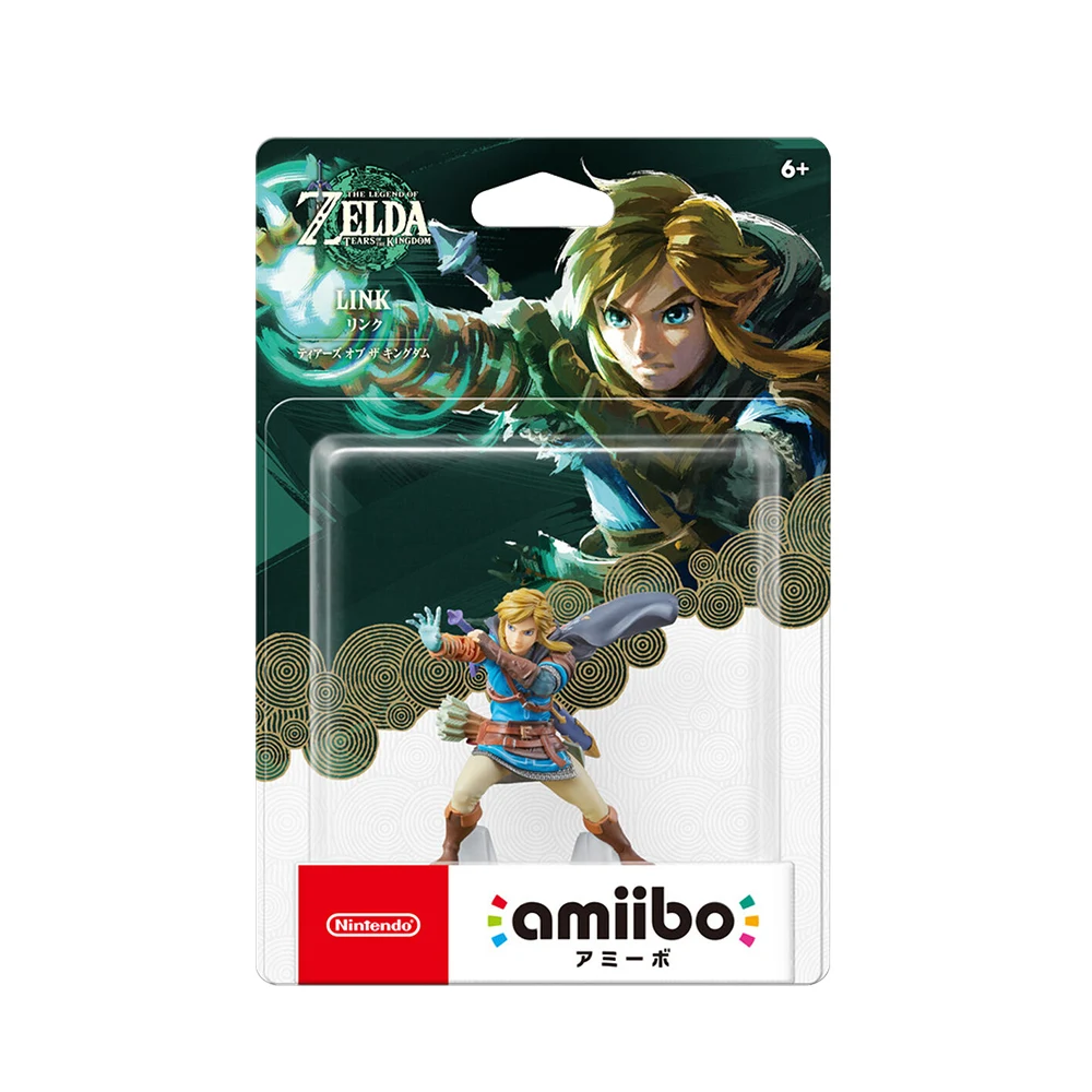 The Legend of Zelda Tears of the Kingdom Link Nintendo Amiibo for Nintendo Switch OLED Console Interaction Mode Original
