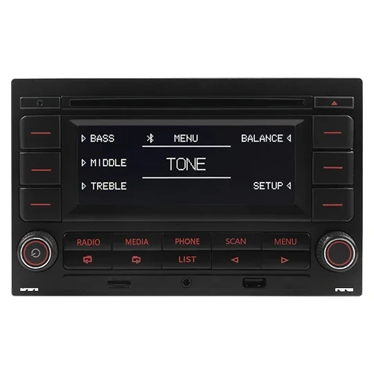 2026 مشغل أقراص مضغوطة للسيارات USB AUX USB MP3 بلوتوث AM FM راديو السيارة لشركة فولكس فاجن جولف جيتا MK4 باسات B5 بولو #3