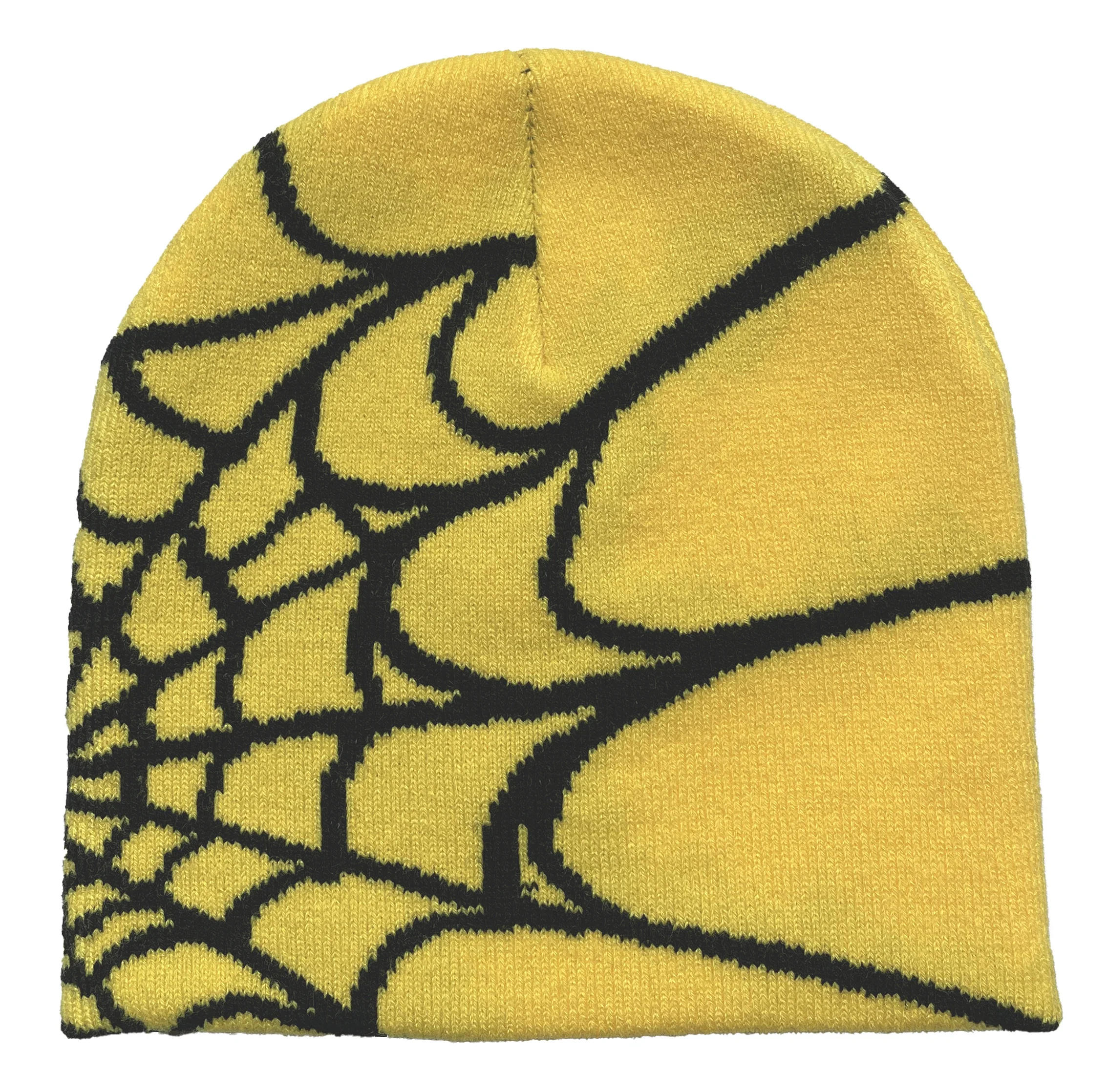 1 pezzo di cappelli lavorati a maglia con ragnatela per uomo e donna, caldi cappelli pullover, cappelli lavorati a maglia personalizzati per il calore invernale