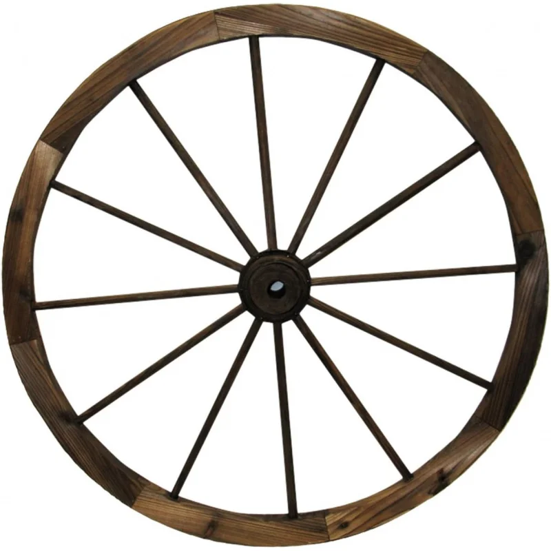 

TX 93951 30" Wagon Wheel, 30 Inch, Walnut Finish