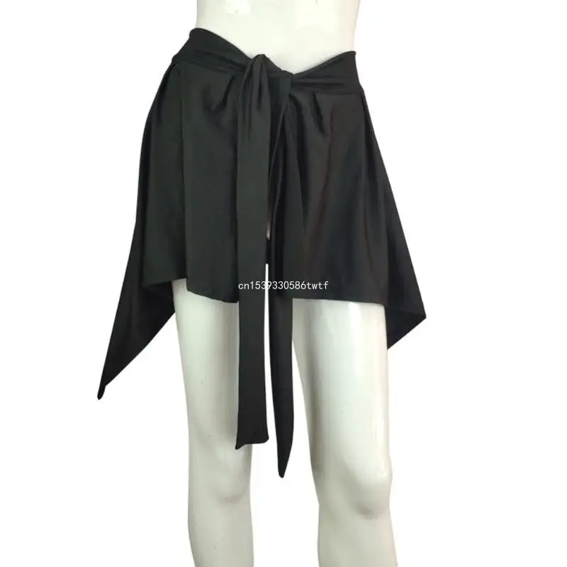 Sports Yoga Skirt Anti-Exposure Ballet Dance One-Piece Strap Cover Up Hip Scarf Dropship