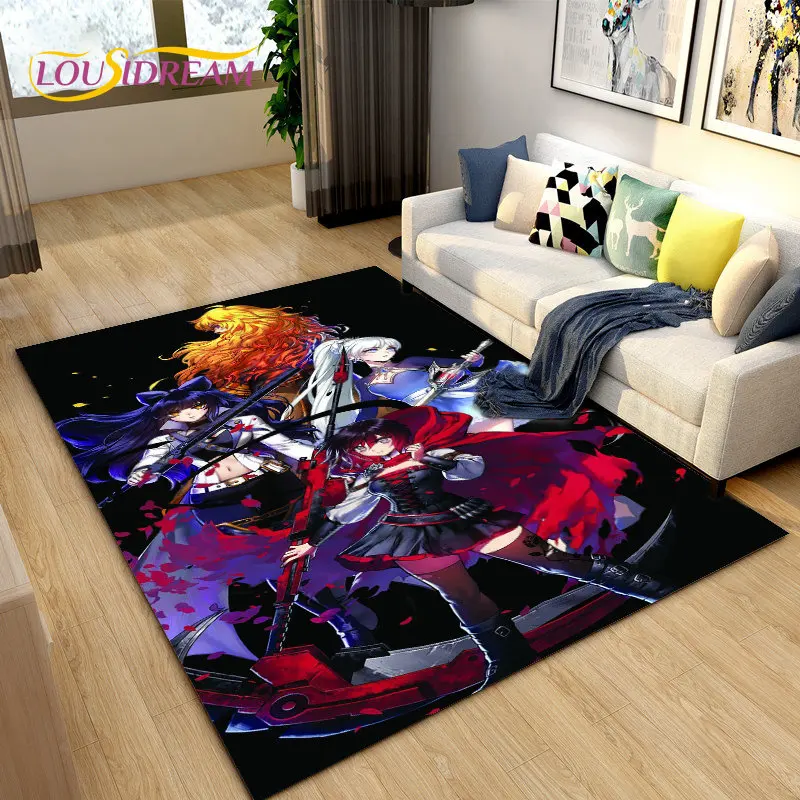 3D High School D×D Sexy Anime  Area Rug,Carpet Rug for Living Room Bedroom Sofa Doormat Decoration,kids Play Non-slip Floor Mat