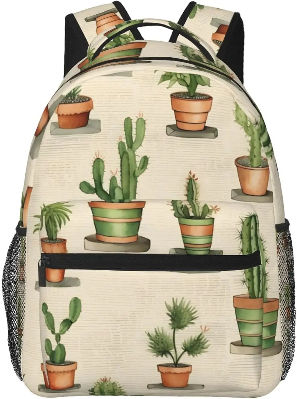

Классический легкий рюкзак для ноутбука с кактусами и растениями, легкий многоцелевой дорожный повседневный рюкзак унисекс, студенческие рюкзаки для меня