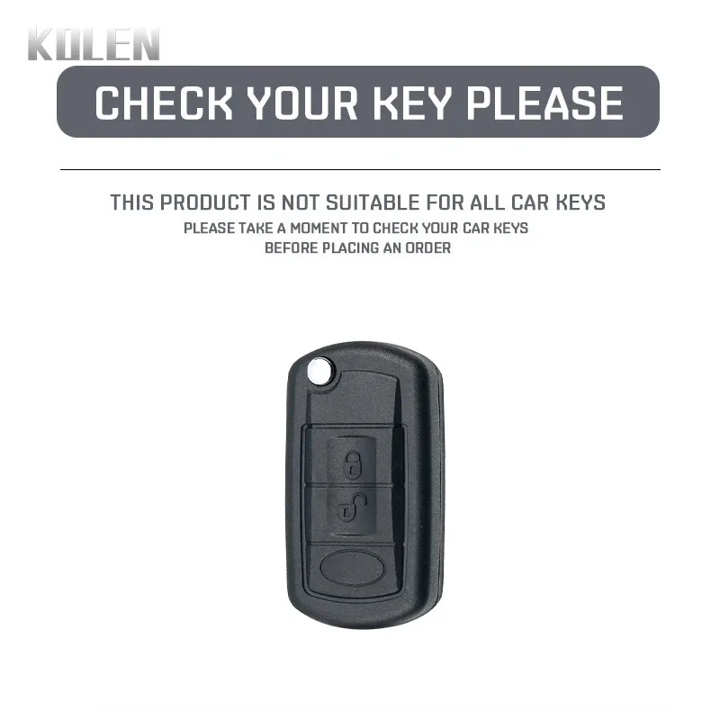 New TPU Car Folding Key Case Cover For Land Rover Range Rover Sport LR3 Discovery 3 Protected Keychain Fob 3 Buttons Accessories